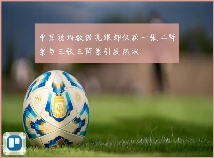 申京场均数据亮眼却仅获一张二阵票与三张三阵票引发热议