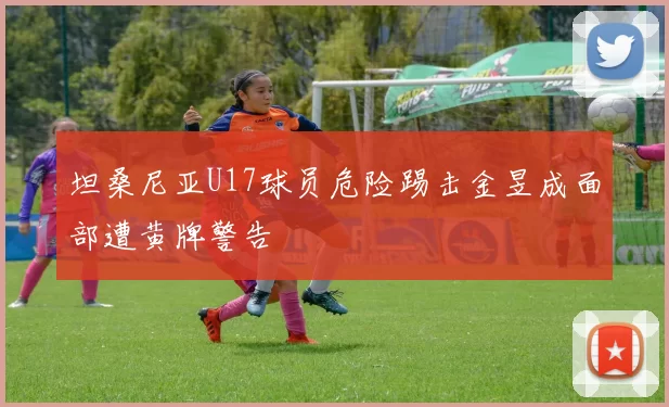 坦桑尼亚U17球员危险踢击金昱成面部遭黄牌警告